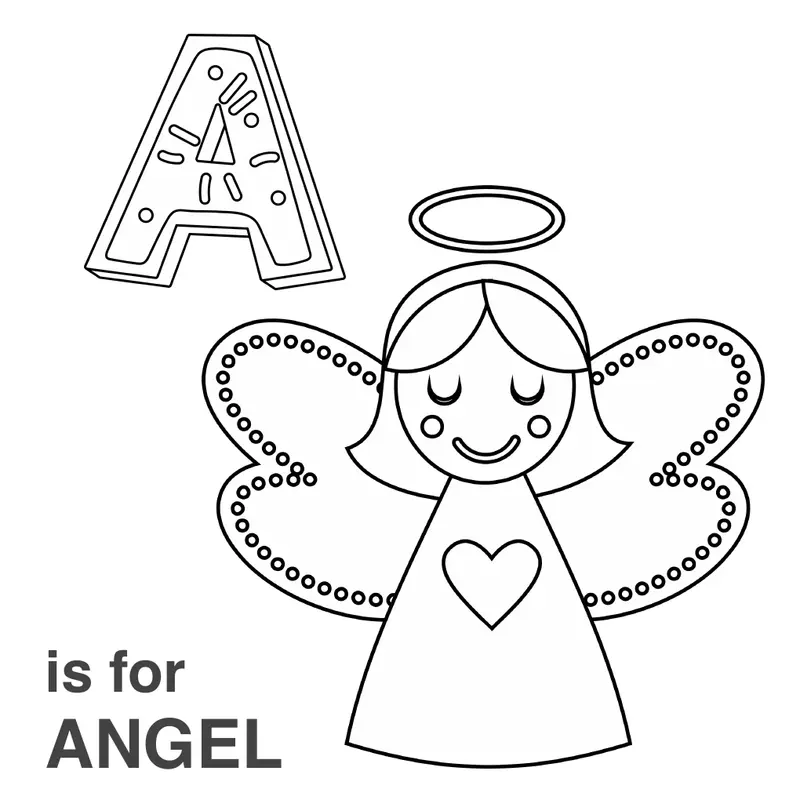 Four free Christmas coloring and I Spy pages, sample 2